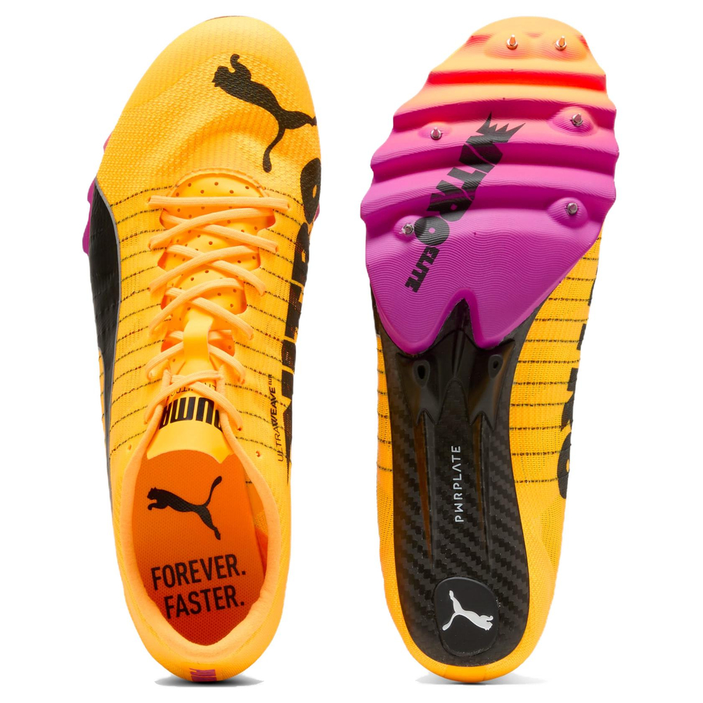 PUMA NITRO Elite 2 Lightweight Function Classification Lightweight Functionality Yellow Black Track And Field Shoes