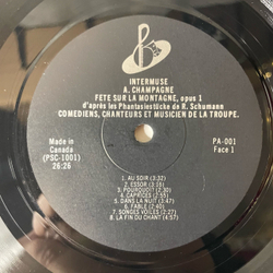 Винтажная виниловая пластинка LP Сборник Классической Музыки Шуманн (Канада 1975)