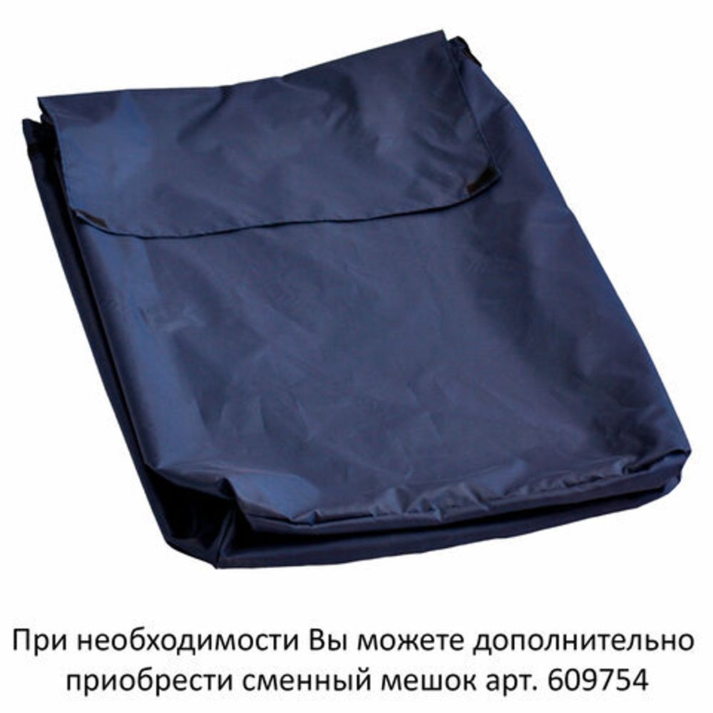 Тележка уборочная Eco-Force HOTEL (отель, кафе, столовые, офис) бельё/мусор, держатель для мешка, мешок, 26EF/5