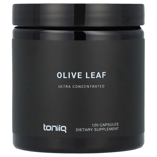 Toniiq, Листья оливкового дерева, 120 капсул (500 мг на капсулу)