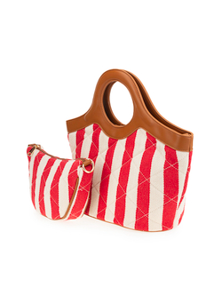 25079/69 Сумка жен., текстиль + иск. кожа