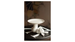 Блюдо на ножке Claystreet Мини Кролик 18 см