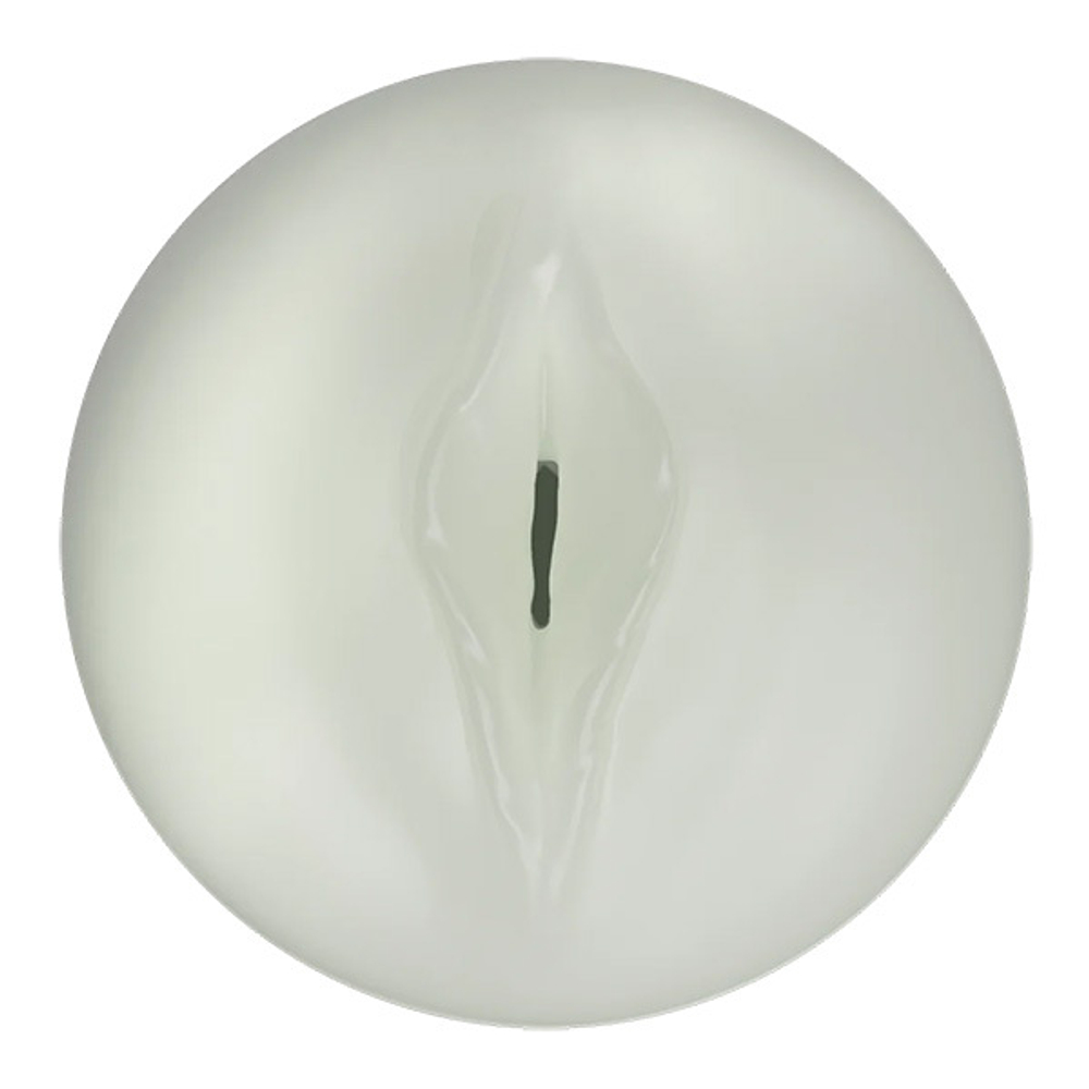 Прозрачно-белый мастурбатор 22,4см (светится в темноте) Kiiroo Feel Glow Stroker