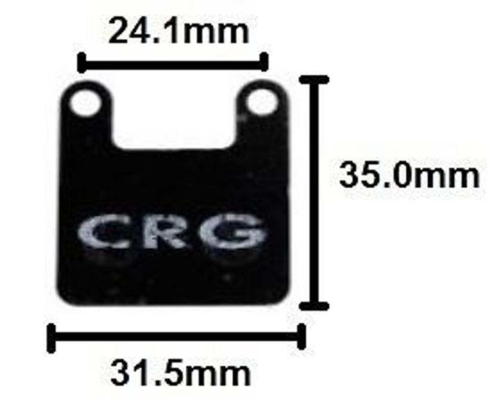 Комплект тормозных колодок CRG Puffo 2шт.