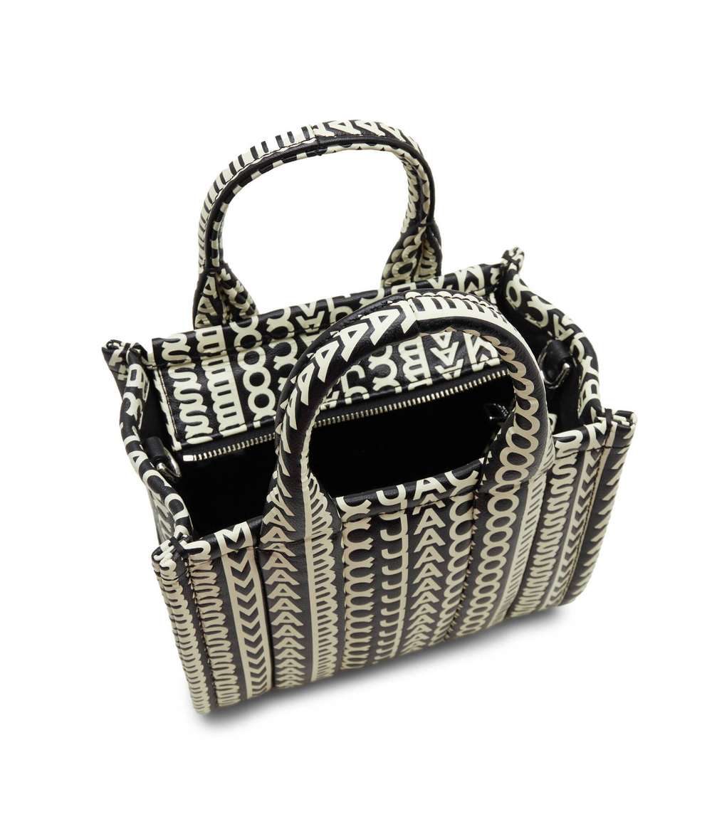 Кожаная сумка-трапеция THE MICRO TOTE Marc Jacobs - черный(H052L03FA22)