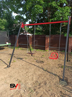 Монтаж уличных качелей Sv Sport