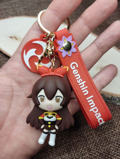 Брелок объёмный Эмбер, Геншин Импакт, Genshin Impact