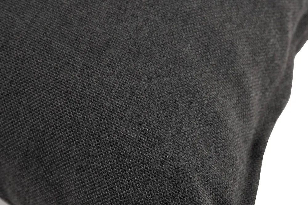 Декоративная подушка для мебели 50х43 см, цвет темно-серый 027