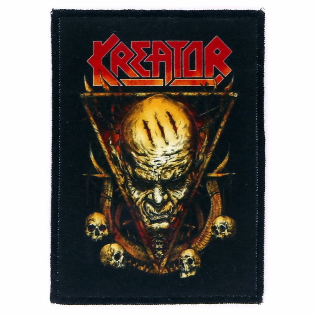 Нашивка Kreator голова демона и черепа (320)