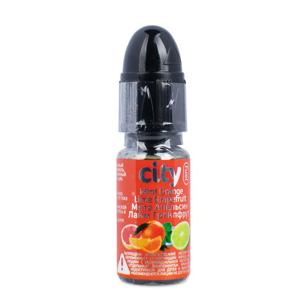 Жидкость City - Мята-Апельсин-Лайм-Грейпфрут (10 мл, 18 мг/мл*)