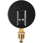 Термоманометр радиальный STOUT - 1/2" (D80 мм, шкала 0-120°C/0-4 бар, с запорным клапаном)