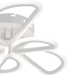 Потолочный светодиодный светильник 61Вт, 5730Лм, 3000-6500К, Ra>80,  плавная регулировка мощности, изменение цветовой температуры, ночник,  металл/акрил, белый