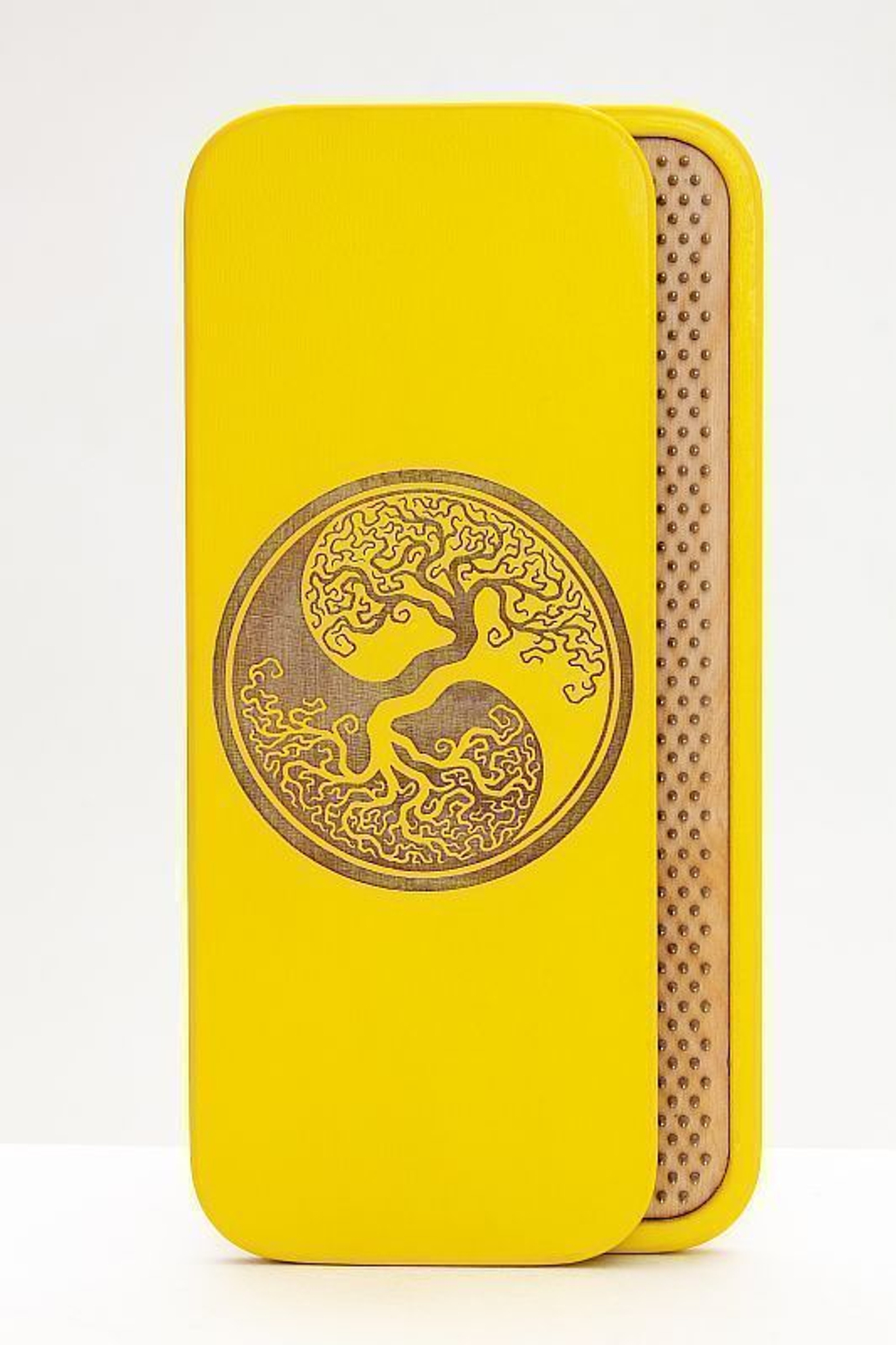 Доска садху Дерево инь-янь алюминиевые гвозди