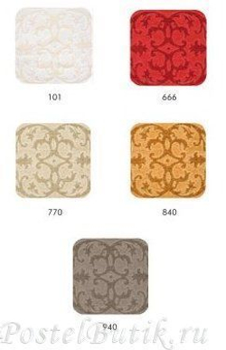 Полотенце 40х75 Abyss & Habidecor Barocco 666 persimmon red