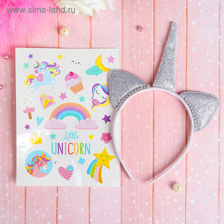 Ободок "Маленький единорог"