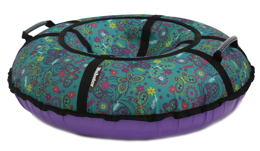 Тюбинг Hubster Люкс Pro Бабочки бирюзовые