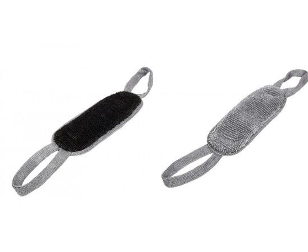 Мочалка Банные Штучки "Мужская", Hard, лента 10х60 см, с ручками 74 см, полипропилен, поролон