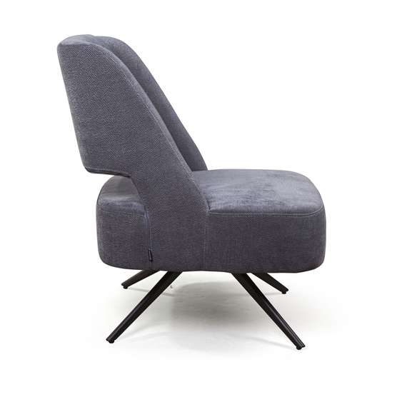 Лаунж-кресло Molly серое