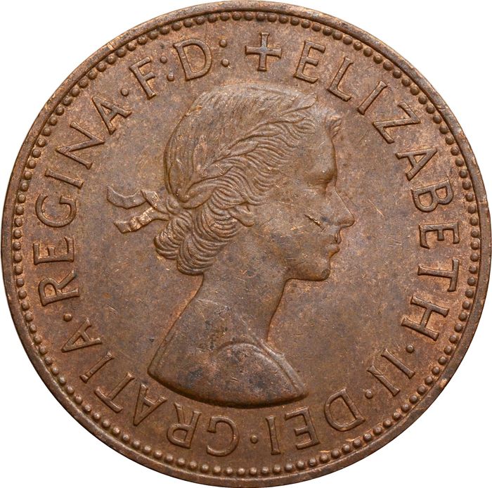 1 пенни 1961-1970 Великобритания XF