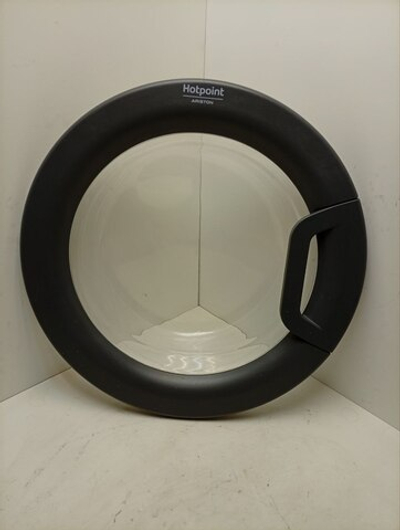 VMUF501B кт19 Люк стиральной машины Hotpoint-Ariston (узкое стекло) C00299562 б/у
