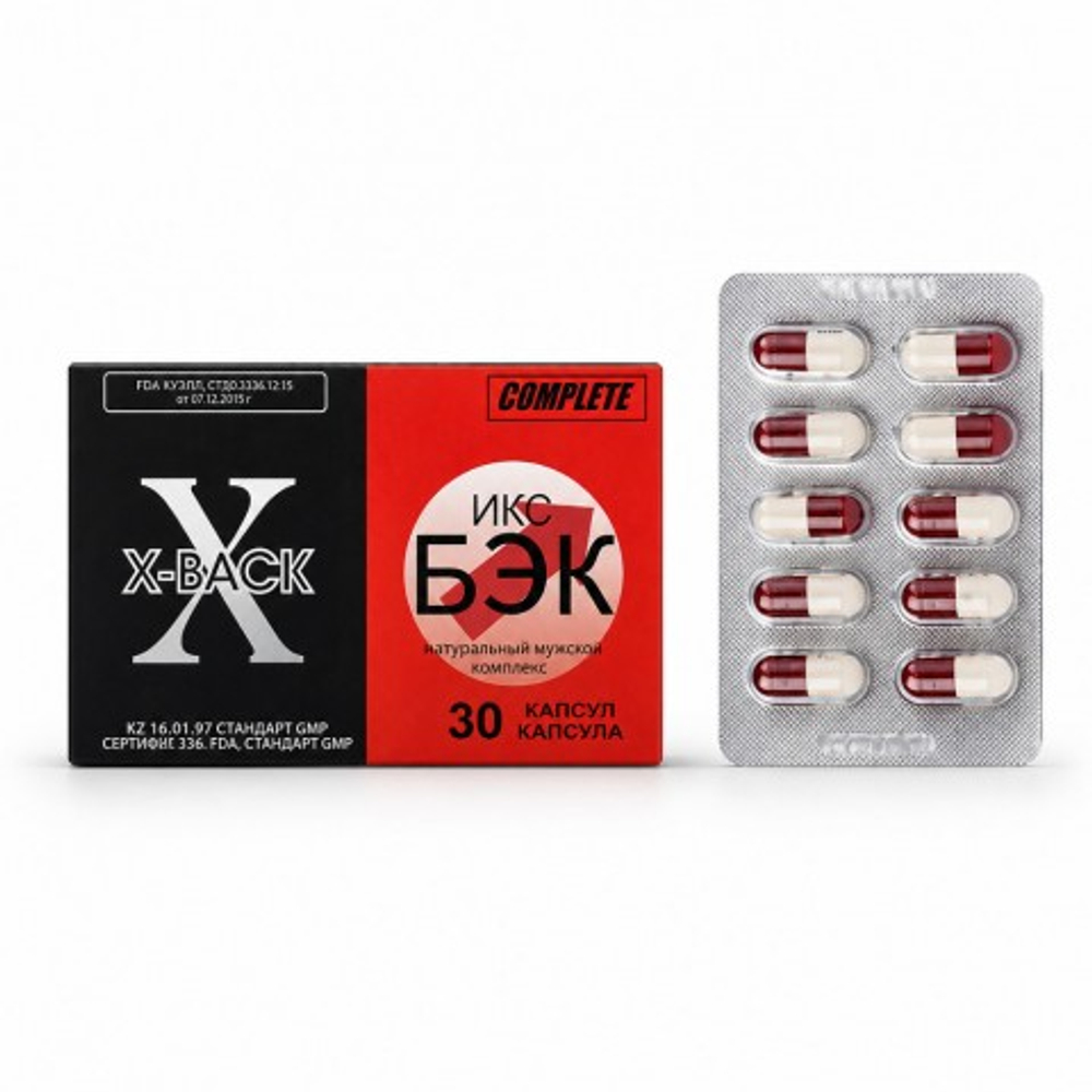 Натуральный комплекс для мужчи X-BACK 30 шт.