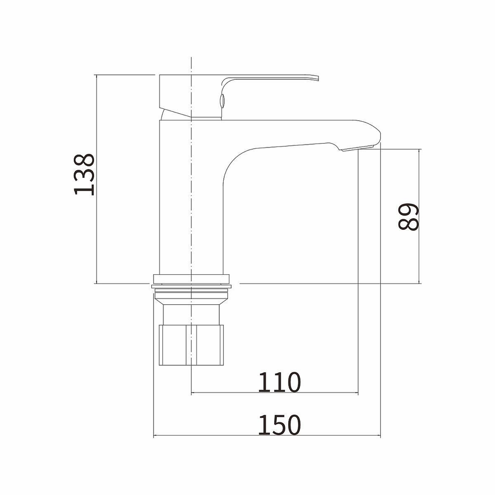 Смеситель для раковины Fashun A1082-7 A1082-7