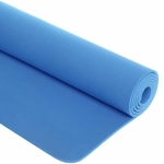 Коврик для йоги 6 мм 173х61 см «Умиротворение» EVA, голубой