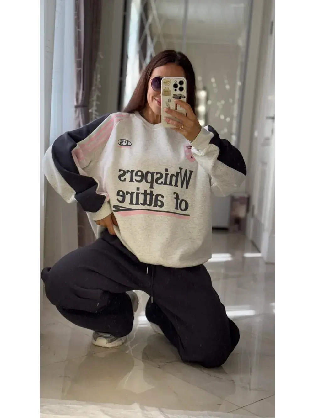 Костюм ATTIRE спортивная двойка свитшот с брюками
