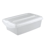 ЯЩИК С ОТКИДНОЙ КРЫШКОЙ 360Х240Х130 ММ (бесцветный)