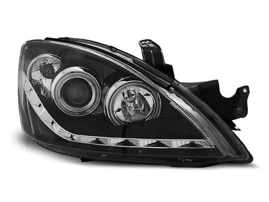 Передние фары Mitsubishi Lancer 9 daylight black