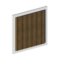 Стеновая панель HiWood декорированная, 270x12 см