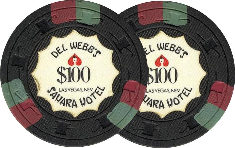 Sahara Del Webb's Casino $100 Chip