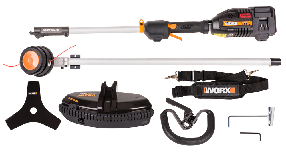Триммер аккумуляторный WORX NITRO WG186E.92