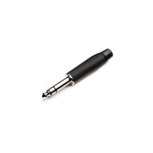 AMPHENOL ACPS-KB - Коннектор джек стерео, кабельный, 6.3 мм, корпус металл, цвет - черный