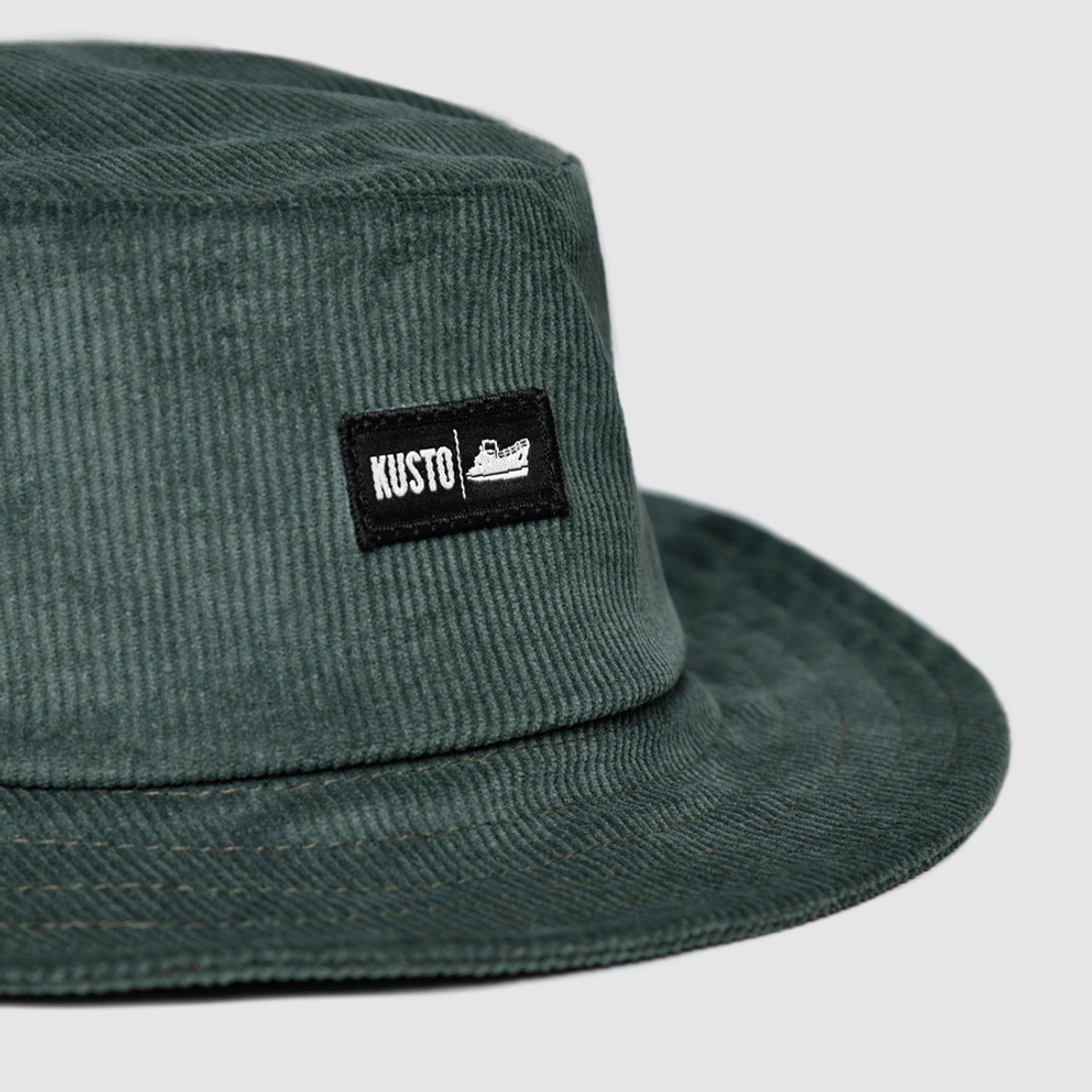 Панама из вельвета Velvet Green