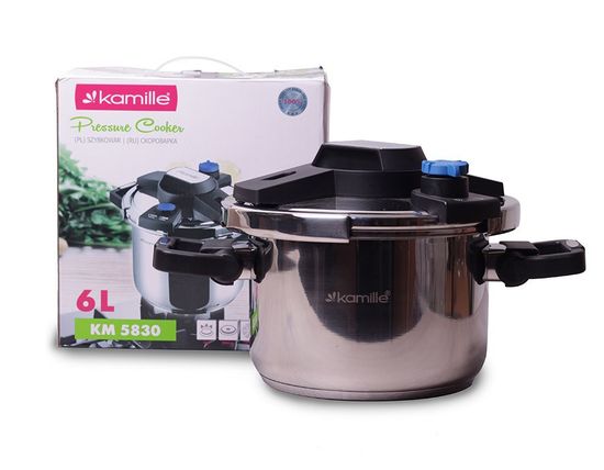 Скороварка 6 л из нержавеющей стали (Ø22) Kamille