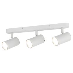 Светильник настенно-потолочный спот ЭРА OL35-3 WH MR16 GU10 IP20 белый хром