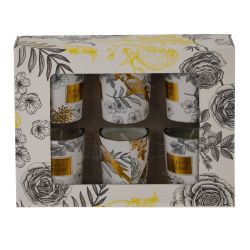 GAEM Набор из 6-ти свечей ароматических, L19 W15 H5 см