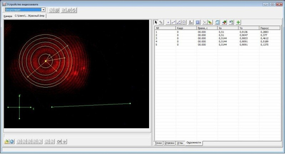 Учебный экспонат Измерение длины световой волны с помощью колец Ньютона