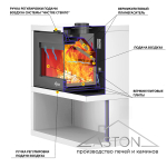 Печь-Камин ASTON "SENATOR WHITE"