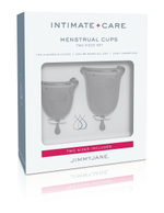 Набор из 2 прозрачных менструальных чаш Intimate Care Menstrual Cups