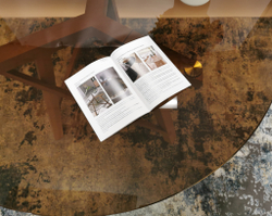 Дизайнерский стол EDGE GLASS