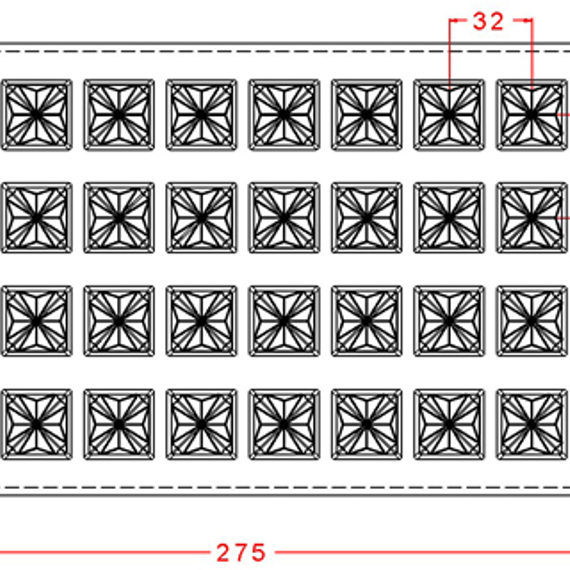 621 | Форма для шоколадных конфет (275*175 мм)