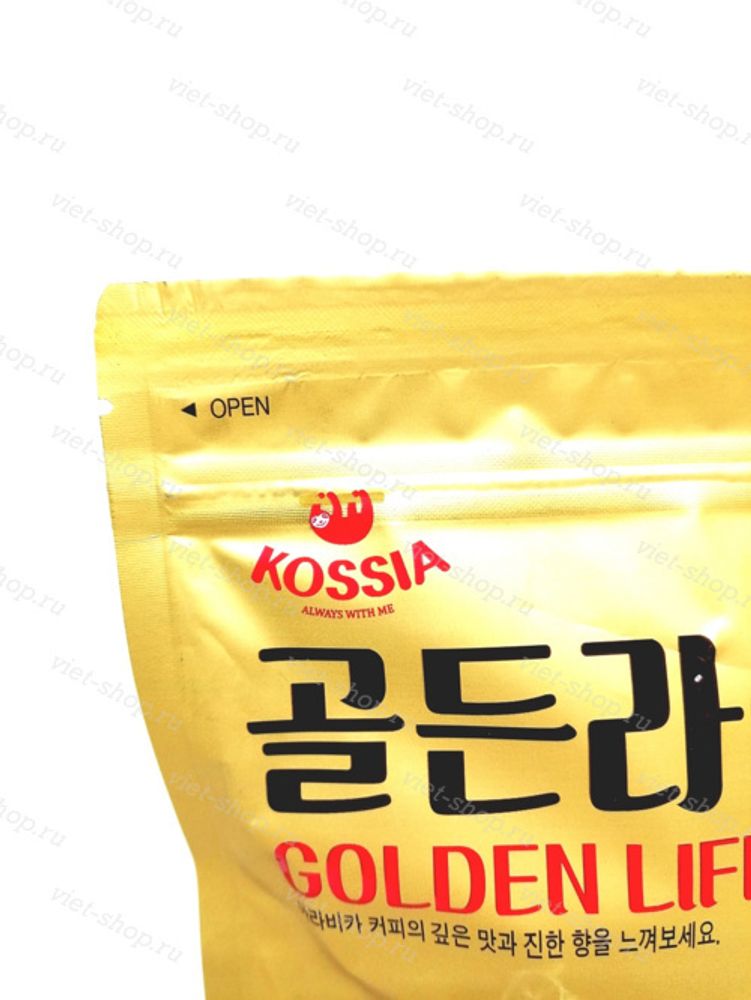 Корейский растворимый кофе Golden Life в зип пакете, 150 гр.