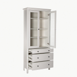 Сага Шкаф с витриной 90