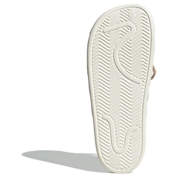 Adidas ADILETTE CLOGS 'White Brown'