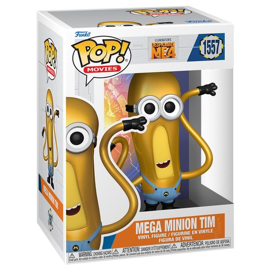 Фигурка Funko POP! Movies Despicable Me 4 Mega Minion Tim (1557) 76053 / Фигурка Фанко ПОП! по мотивам мультфильма "Гадкий я 4", Мега-миньон Тим
