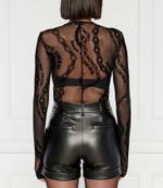 Боди Versace Jeans Couture - черный(77HAM2A1JS392)