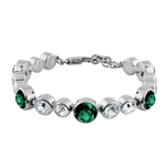 Браслет Dyrberg Kern CALICE SS EMERALD GREEN / CRYSTAL 430168