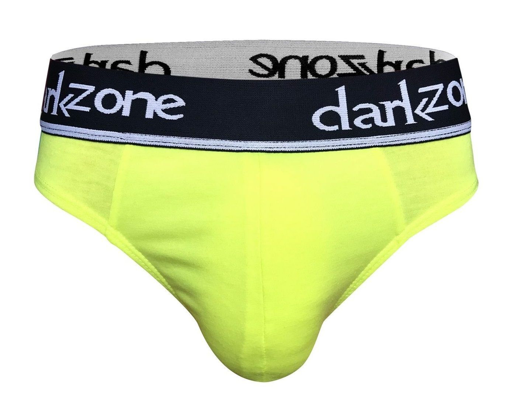 Желтые хлопковые слипы с брендированной резинкой (Размер: L) (Цвет: желтый)